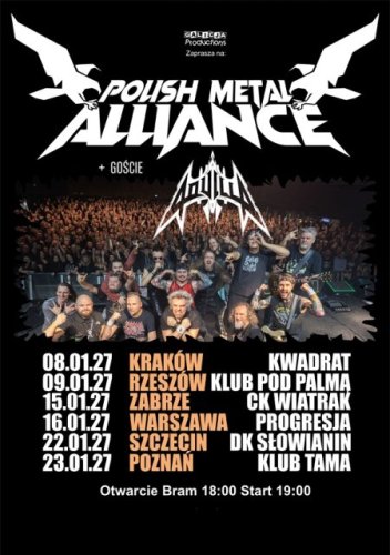 Polish Metal Alliance + gość specjalny Aquilla | Trasa Koncertowa 2027 - Poznań