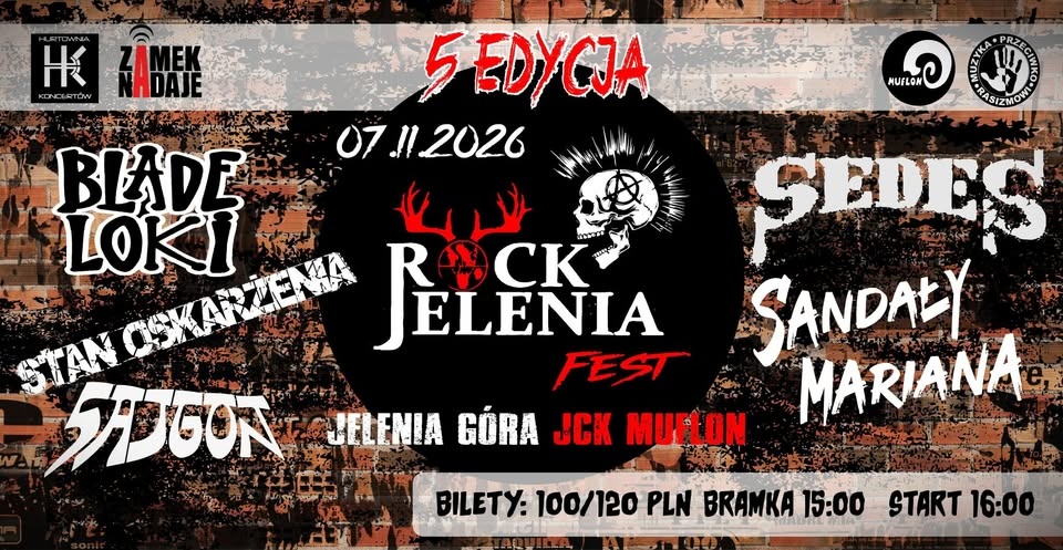 Rock Jelenia Fest 2026 (5. Edycja) – Festiwal Punk Rocka w Jeleniej Górze
